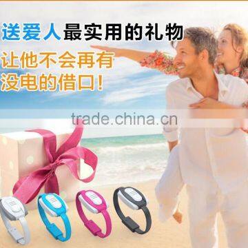 For IOS Android Bracelet USB Data Cable With Cigarette Lighter Function photo-4