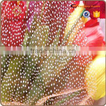 With White Dot Multicolor Organza Fabric for Flower Wrapping