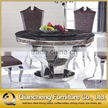 Cheap Marble Top Dining Table Set Made in China photo-5