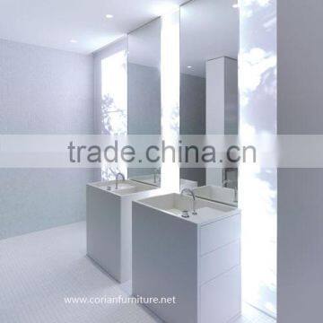 New design bathroom standing washing vanity with cabinets