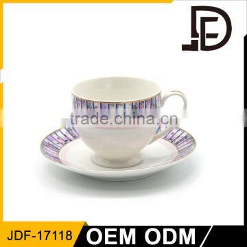Wholesale Bone China Cup Set / White Customizable Exotic Ceramic Tea Cups photo-6