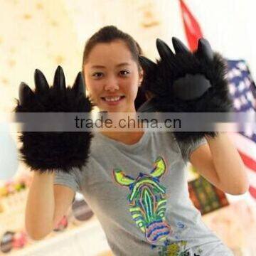 personalized gorilla paw design gloves