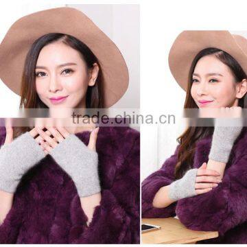 Cashmere Autumn Winter Gloves Have Finger Korean Mittens photo-3