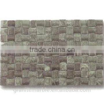 High Quality Black Stone Mosaic Tile For Bathroom/Flooring/Wall etc & Best Marble Price