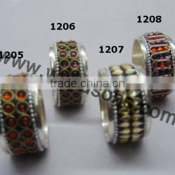 HAND CASTED ANTIQUE FINISH NAPKIN RING photo-2