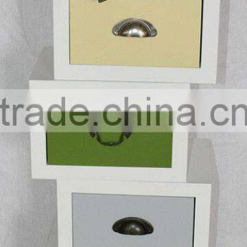 Bedroom colorful partition chest of drawers