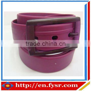 Fashion beach silicone belt; men's belt ;silicone golf belt