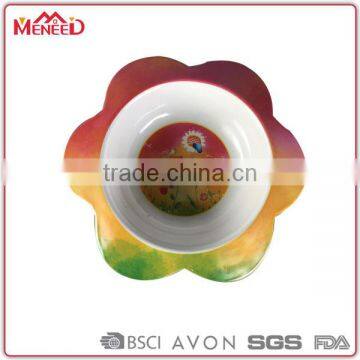 Children Birthday Gifts Melamine Meal Ware, Unique Pentagram Shape Kid Bowl photo-2