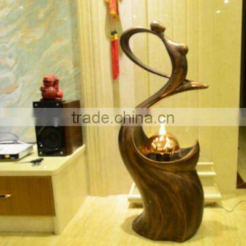 Supplying Resin Crafts Outdoor Water Fountains Courtyard Indoor Water Fountain