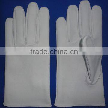 White Leather Gloves photo-6