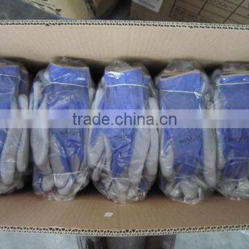 DDsafety Hot Sale Nylon Gloves With Gray PU Coated Working Gloves photo-2