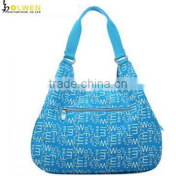 Fashion Letter Printing Nylon Handbag For Women photo-3