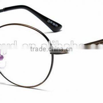 New 2016 Vintage Metal Frame Flat Lens Korean Glass Frame for Men and Women Can Match Myopia photo-2
