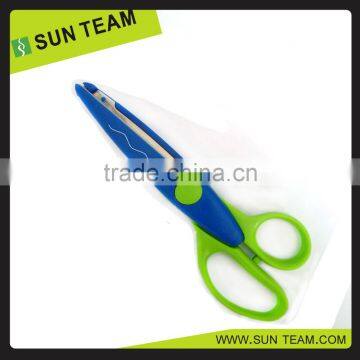 CS016 6-1/2" FDA Shape Cutting Scissor Student Craft Stationery Paper Scissors photo-2