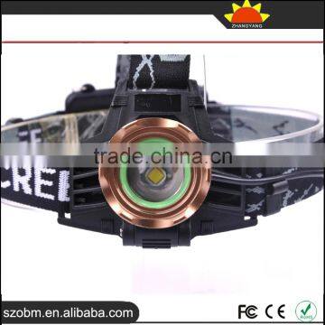 High Quality Headlamp XML-T6 LED Powerful 2000 Lumens Zoomable LED Headlamp photo-2