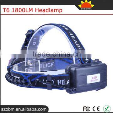 OEM XM-L T6 LED 1800Lm 3 Mode Powerful Head Flashlight Headlamp Headlight photo-3