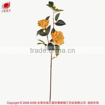 Hot Sale Dongguan Artificial Flowers Real Touch Camellia Fake Silk Flowers For Wedding Decoration photo-3