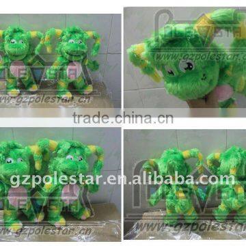 .character popular green cartoon stuffed toys