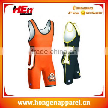 custom sublimation reversible wrestling singlets