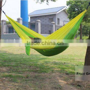 Top Sale Portable Parachute Nylon Fabric Travel Camping Hammock