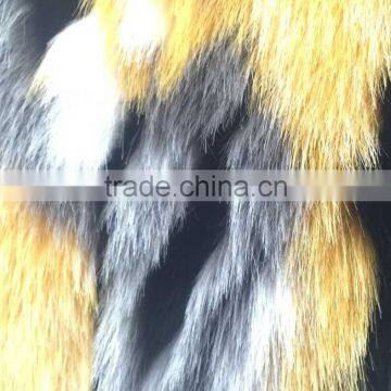 100% AC Multi-color Three-dimensional Jacquard Artificial Fur Fabric
