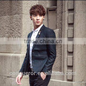 Grid Window Pane Man Suit.BSPL0645 photo-3