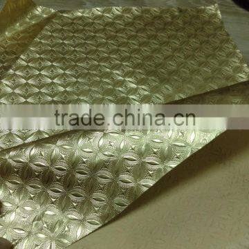 Metallic PVC Artificial Leather Stock Lot For Decorative