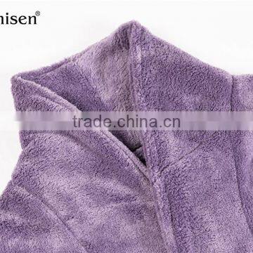 Best Quality Heavyweight Purple Winter Men Sleepwear photo-3