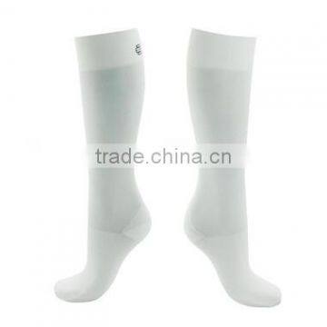 White Elite Basketball Compression Sock