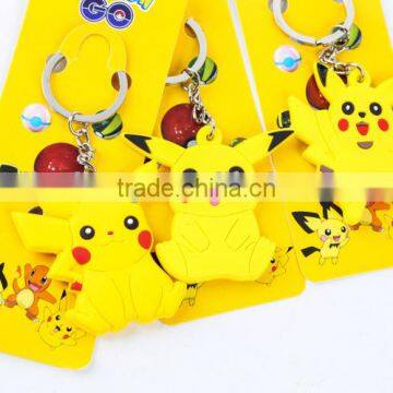 Mini Cartoon Pokemon Figures Custom Keychain for Little Gift photo-3
