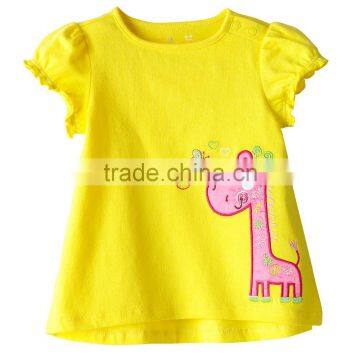 girls jumping bean cartoon t shirts kids brand tops with animail printed summer clothing