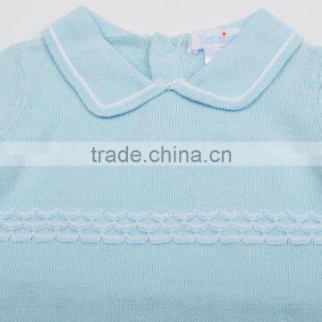 2017 New Design Knitted Baby Romper Set Boys Romper With Hat Wholesale Kids Romper photo-2