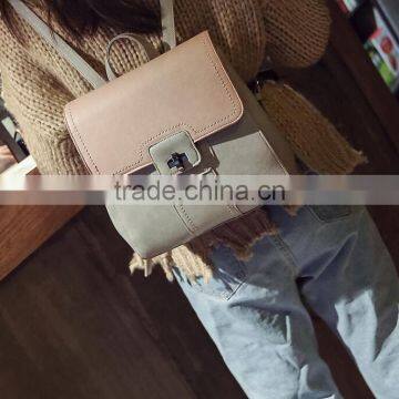 Zm50363b 2017 New Style Contrast Color Student Bag Fashion Shoulders Schoolbag photo-3