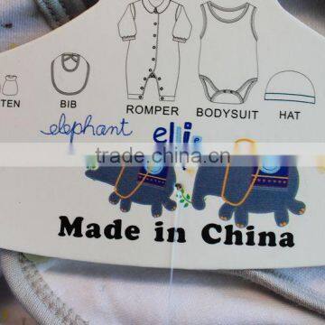 Wholesale Latest Style New Born Baby Clothing Set Winter Long Sleeve Grey 6 Pcs Set With Hanger Package 6TB1-56 photo-4