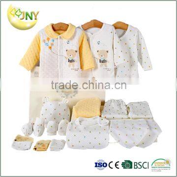 100% cotton babies clothing sets autumn spring cheap baby gift set newborn