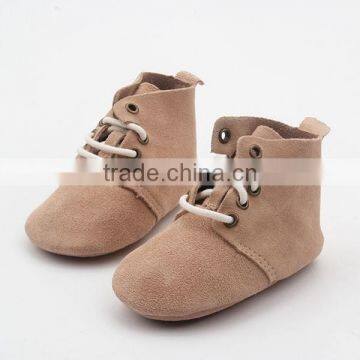 2017 Lace- up Baby Shoes Leather Toddler Shoes Girls or Boys Dress photo-4