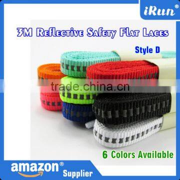 Premium 3M Reflective Flat Shoelaces For New Balance Safety - Fluorescent Flat Feature Sarety Laces For Sports Shoes photo-4