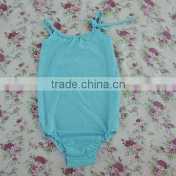 2016 Summer Hot Lovely Toddlers Swing Top Cotton Backless One-piece Strappy Halter Swimwear Comfortable Wholesale Swimwear photo-2