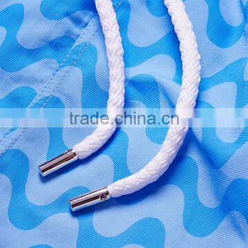 Custmize Your Own Design Drawstring Waistband Slim-fit Short-length Printed Men Swimming Short photo-3