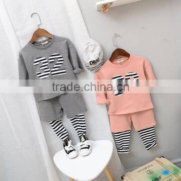 Wholesale Cotton Printing Two Pieces Sets Casual Kids Clothing Sets photo-3