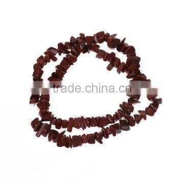 Gold Sand Stone Gemstone Loose Beads Irregular Brown photo-3