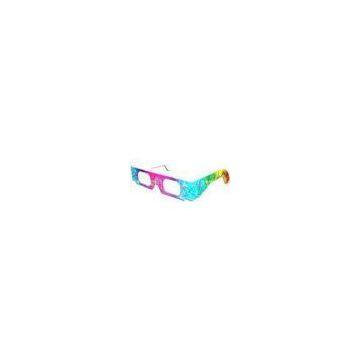 Fashionable lightweight 90 degree colorful paper 3D glasses for science, education, medical equipmen