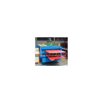 Automatic Color Steel Cold Roll Forming Machine , Sheet Metal Rolling Former