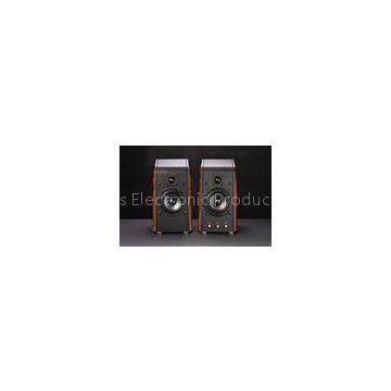 Wooden Box 2.0 Channel Computer Multimedia Speakers , Classic High End Multimedia Loudspeaker