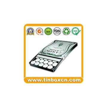 Mint Tin,Mint Box,Slide Tin,Sliding Tin,Candy Tin Box