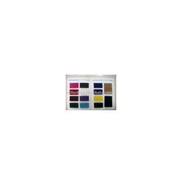 Dimond flocked fabric