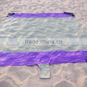 100% Nylon Waterproof Beach picnic blanket 7x7