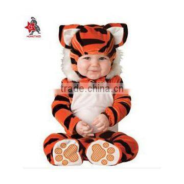 7-12 month Wholesale baby clothes hot tiger baby clothing cute baby romper clothing