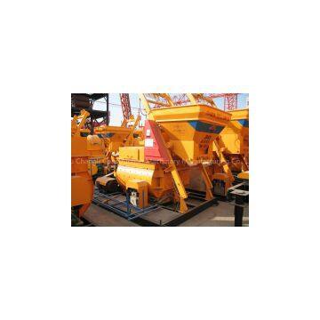 Lifting hopper self-loading 25m3 concrete mixer machine forced JS500 concrete mixer for sale