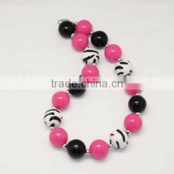 2014 beautiful baby necklace with purple bowknot